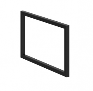 DEFTRANS Nóżka 29,8x20 MODICA CZARNY MAT 001-H-00015 2szt.