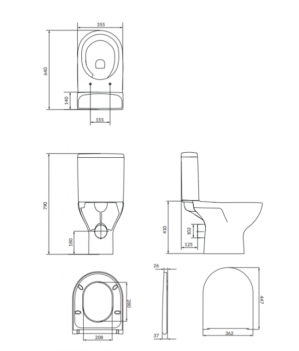 CERSANIT WC KOMPAKT 878 COLOUR PRO OVAL CERSANIT VORTEX 010 ZBIORNIK ROUND Z DESKĄ DUROPLASTOWĄ LARGA OVAL SLIM WRAP K103-051