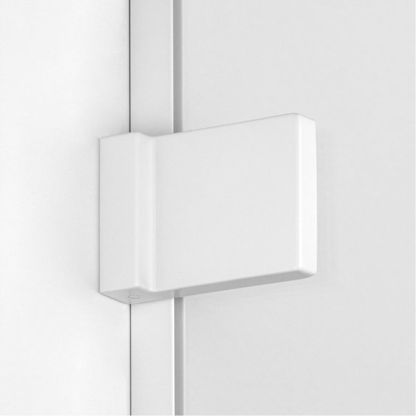 NEW TRENDY Drzwi prysznicowe wnękowe AVEXA WHITE 140x200 EXK-2699/2700
