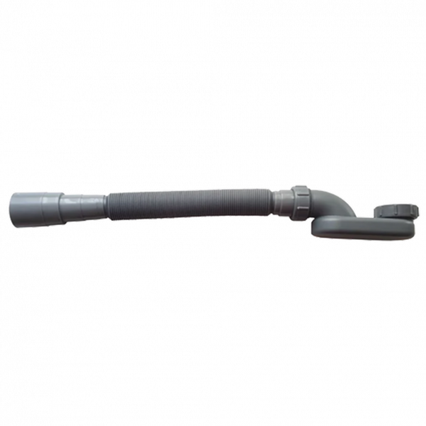 INVENA Wolnostojąca wanna ryflowana Glamour, 170 cm, w komplecie z syfonem białym AN-01-120-M
