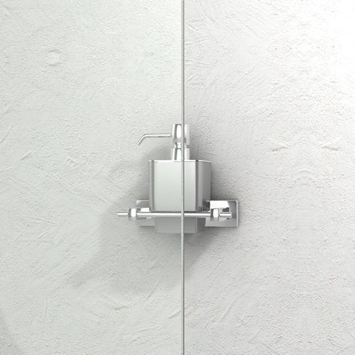 NEW TRENDY Kabina prostokątna drzwi otwierane NEW SOLEO PLUS 110x90 K-0371
