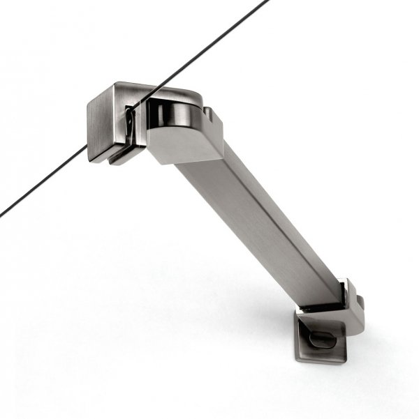 NEW TRENDY Kabina prysznicowa New Soleo Gunmetal Brushed, pięciokątna, drzwi podwójne 100x80 K-1713