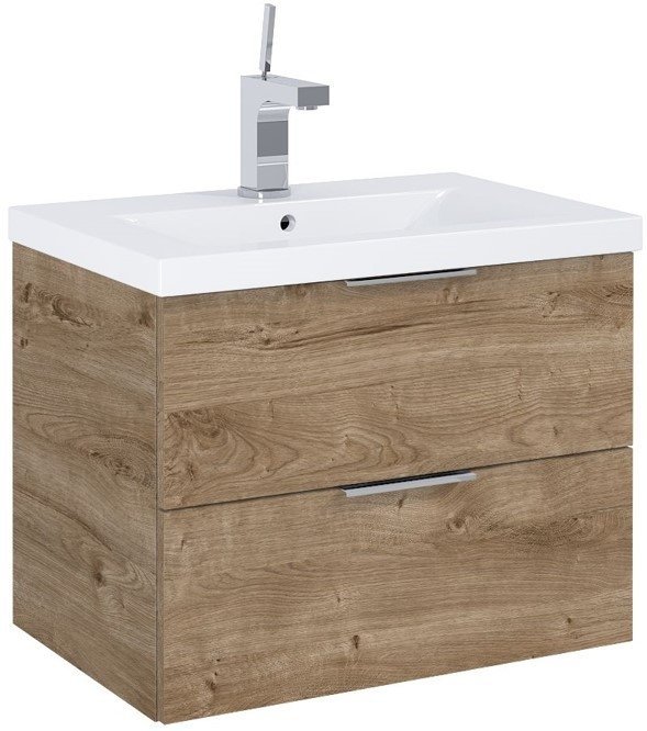 AQUAFORM - Set FRAME 70 2S zestaw szafka + umywalka DĄB CANELA 169184