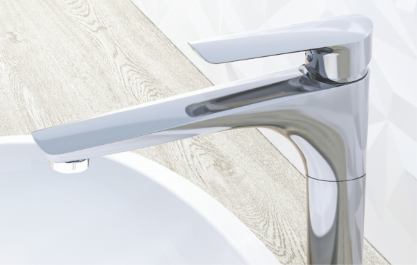 ZESTAW KFA TANZANIT bateria wannowa + natrysk przesuwny + bateria umywalkowa wysoka obrotowa