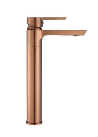 REA - Bateria umywalkowa ARGUS Miedź Szczotkowana Wysoka