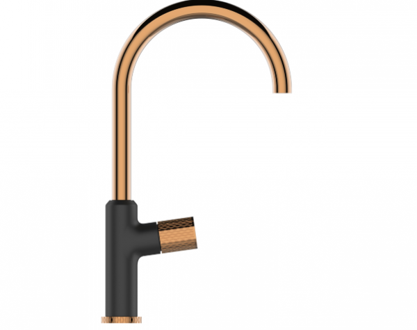 INVENA Bateria zlewozmywakowa Moonlight czarny/rose gold BZ-77-014-V