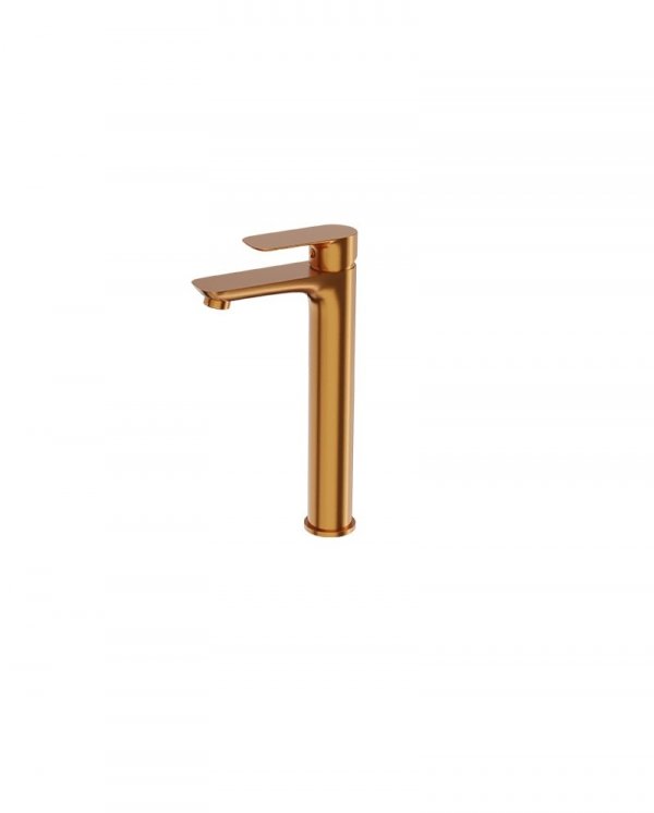 LAVITA Bateria umywalkowa wysoka Spark Brushed Copper (35mm)