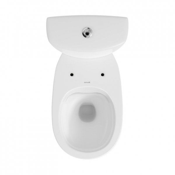 CERSANIT - Wc kompakt 613 ARTECO 010 New CleanOn z deską duroplastową, antybakteryjną, wolnoopadającą z funkcją łatwego wypinania  K667-052