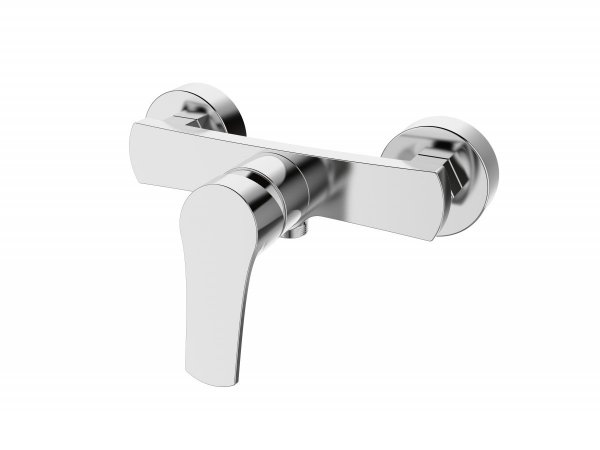 SEA HORSE - Bateria natryskowa ścienna FOGO chrom  BJV106