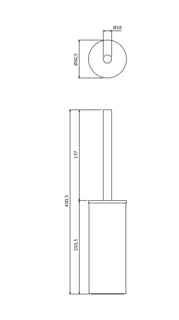 OMNIRES Półka szklana MODERN PROJECT chrom MP60930CR