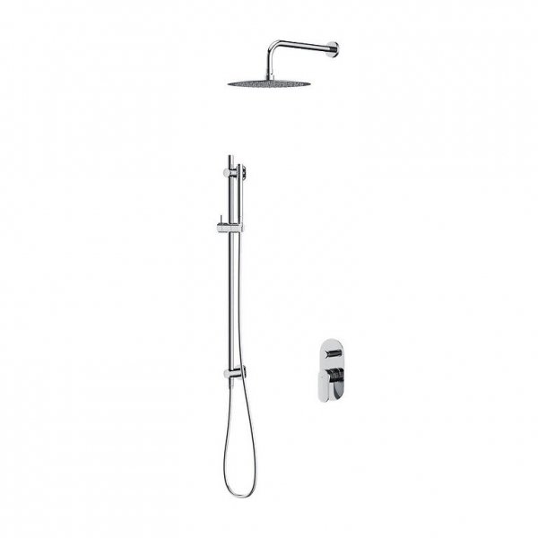 CERSANIT - Set b257 zestaw podtynkowy CREA chrom z baterią wannowo-natryskową  S952-008