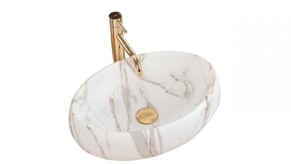 REA Umywalka nablatowa LINDA GRANIT MAT