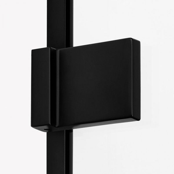 NEW TRENDY Kabina ścianka walk-in Avexa Black 70x200 czarna aluminiowa ramka szkło 6mm EXK-2657