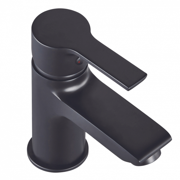 INVENA - Bateria umywalkowa BRALOS czarna BU-07-004-A