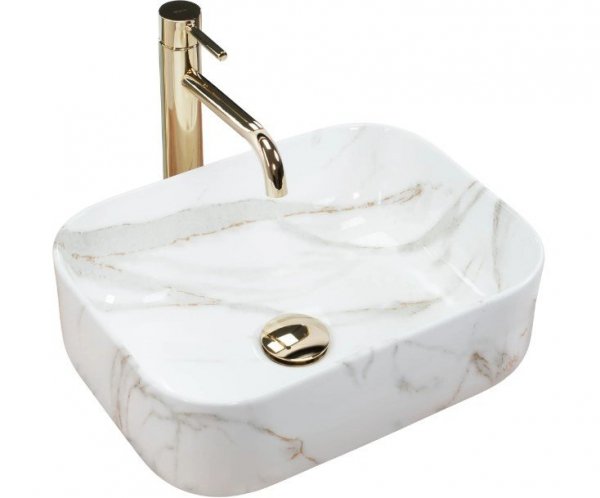 REA - Umywalka nablatowa DEMI Mini Aiax Shiny