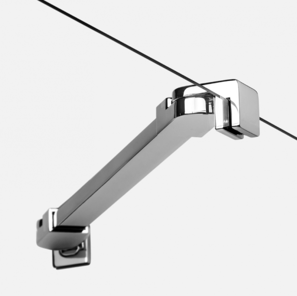 NEW TRENDY Kabina NESTA chrom 1D pięciokątna L 90x90x200 czyste 6mm Active Shield 2.0 K-3687