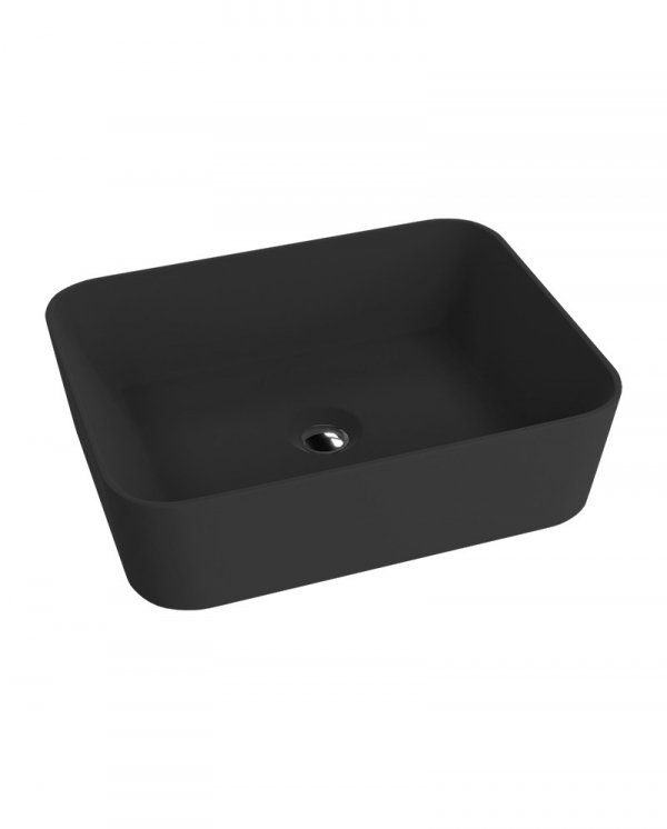LAVITA Umywalka nablatowa 49x38 Alegranza Black