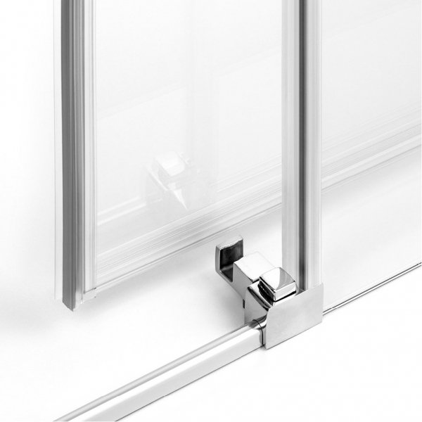 NEW TRENDY Drzwi wnękowe prysznicowe przesuwne podwójne SOFTI 180x200 EXK-3909