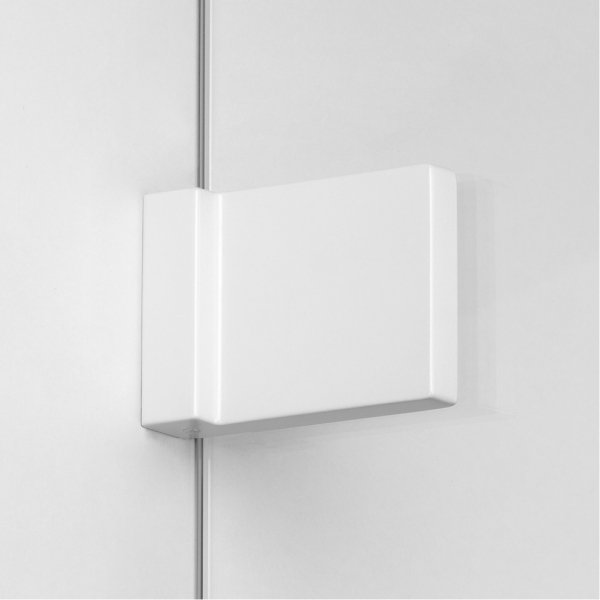 NEW TRENDY Kabina prysznicowa Avexa White 100x90, pojedyncze drzwi EXK-2715/EXK-2745