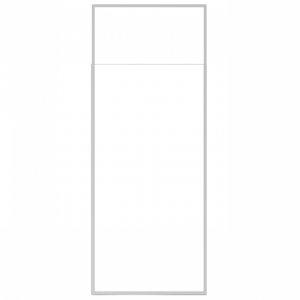 BESCO Ścianka walk-in Icon Chrom 110x200 z regulowanym profilem ICH-110-200C