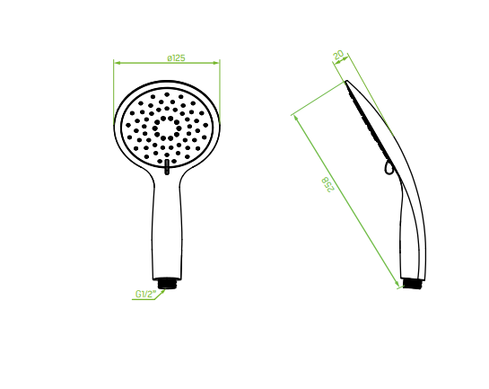 LAVEO Fino - słuchawka natryskowa NLF_7SAD