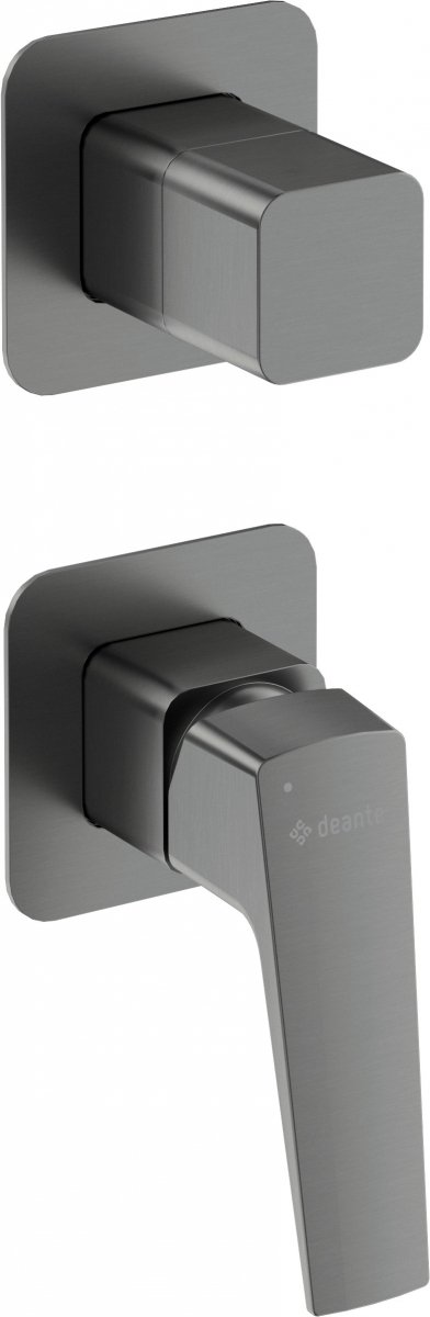 DEANTE - Bateria prysznicowa podtynkowa BLUR z przełącznikiem natrysku Titanium  BQL_D44P