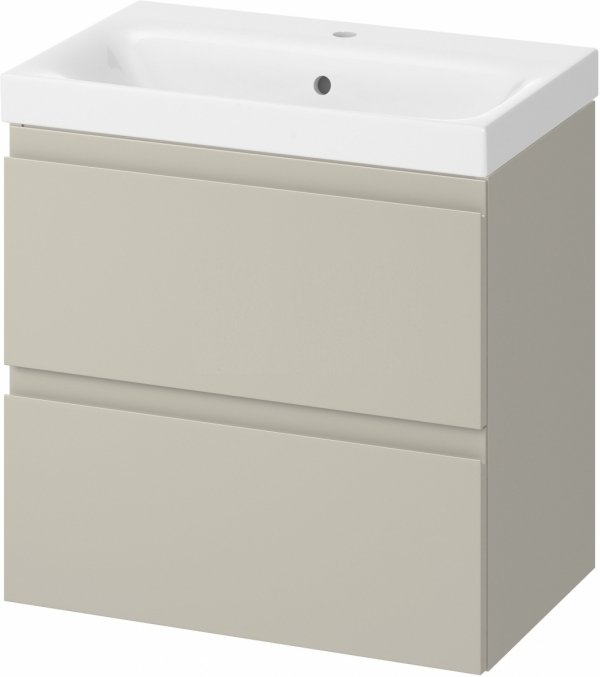 CERSANIT - Set C471 - Szafka łazienkowa z umywalką MODUO SLIM 60 cm kolor Kaszmir  S801-594