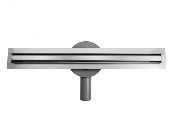 AQUALine - Odpływ liniowy podłogowy SLIM kwadrat chrom Obrotowy syfon ROZMIAR 100cm RSK01100