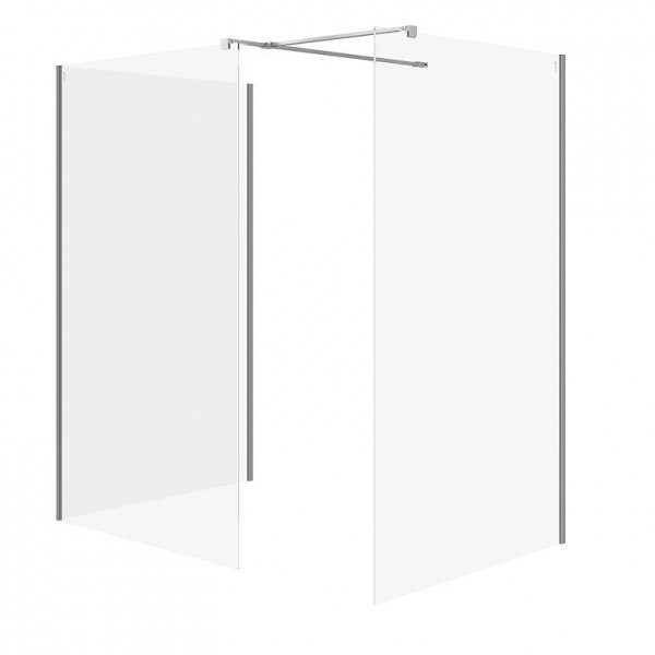 CERSANIT - SET B810: Kabina Walk-In MILE chrom 90x90x90x200  S601-197