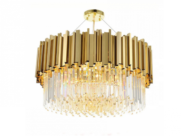 TOOLIGHT Lampa sufitowa kryształowa APP601-C Złota