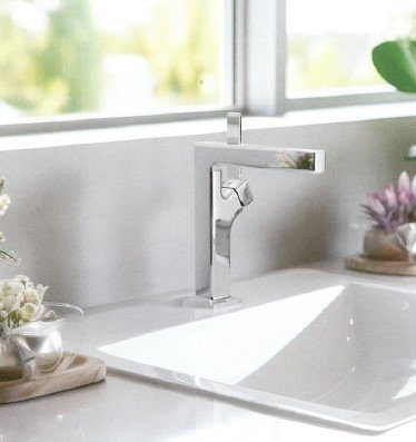 VALVEX - Bateria umywalkowa stojąca ALIBI Black/Czarna  2417560