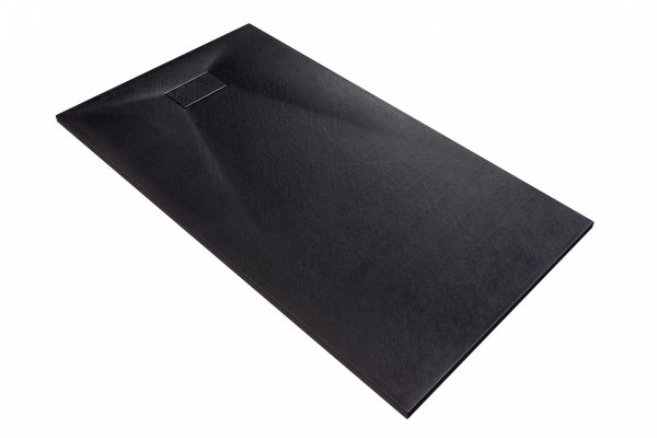 BESCO Brodzik prostokątny 140x90x3,2 Vexo Black 140 BVB-140-90-P