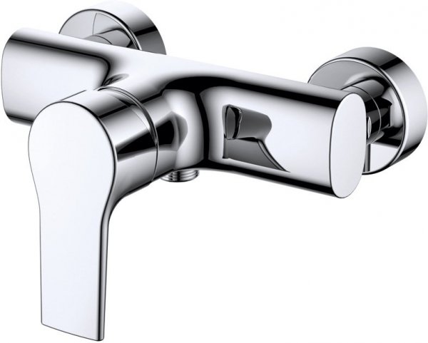 SEA HORSE - Bateria natryskowa ścienna MODERN  chrom  BJC606