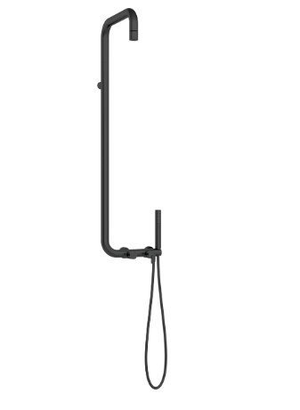 DEANTE - Deszczownica SILIA z baterią prysznicową Nero/Czarny Mat NQS_N4XM
