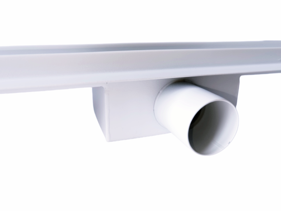 AQUALine - Odpływ liniowy posadzkowy BIAŁY MAT 2w1 pod płytkę 110cm L04WT