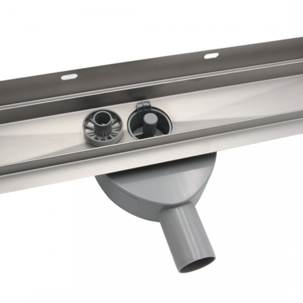 AQUALINE Odpływ przyścienny 2w1 z obrotowym syfonem 360° 70cm LSR04700