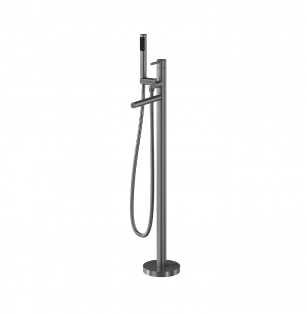 BESCO Bateria wannowa wolnostojąca Zea gun metal BW-Z-GR