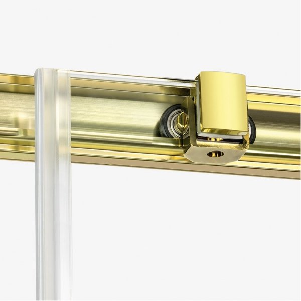 NEW TRENDY Kabina prysznicowa PRIME LIGHT GOLD drzwi przesuwne 110x80x200  D-0422A/D-0223B