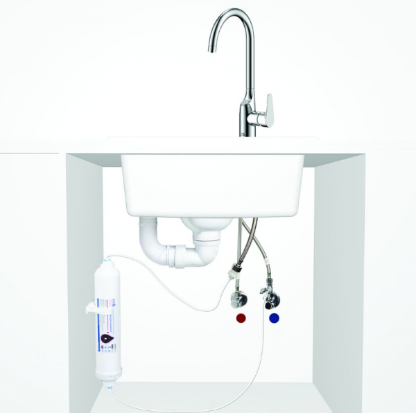 LAVEO CLARO Bateria zlewozmywakowa z systemem filtrującym Amii BAKB798D