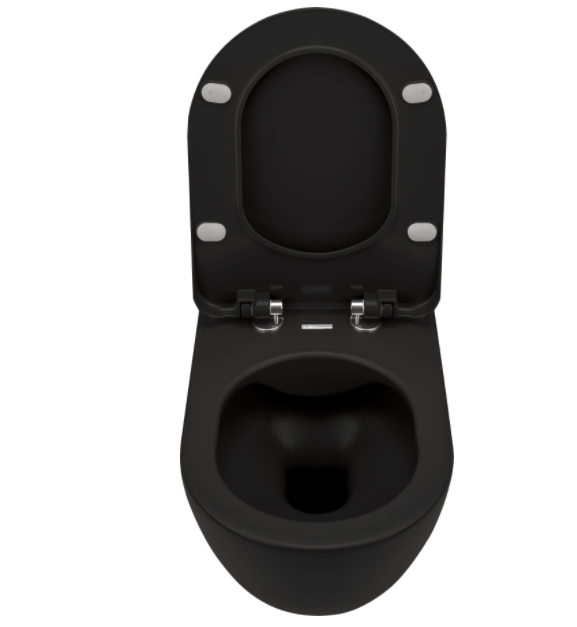 DEANTE MISKA WISZĄCA BEZKOŁNIERZOWA PEONIA ZERO NEW NERO CDE_NZPW