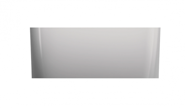 OMNIRES wanna przyścienna, 148 x 77 cm biały połysk VALENCIA148SWPBP