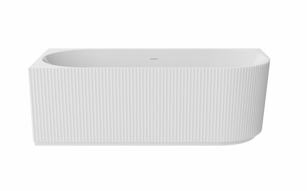 BESCO Wanna przyścienna wolnostojąca Denaya 170x78 Lewa + maskownica odpływu złota #WAS-170-DLG