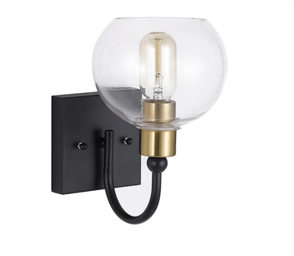 TOOLIGHT Lampa kinkiet black gold APP1580-1W