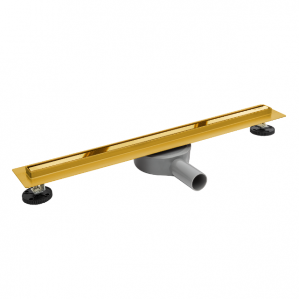 BALNEO Slim &amp; Low ProLine Mirror Gold Odpływ liniowy 60 cm złoty lustrzany