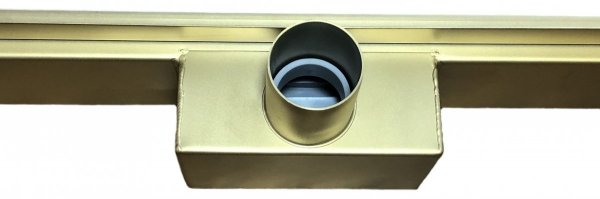 AQUALine - Odpływ liniowy posadzkowy złoty/gold 2w1 pod płytkę 100cm L04GL