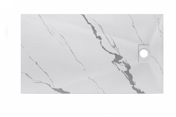 BESCO Brodzik prostokątny Vexo Marble 150x90 VM-150-90-P
