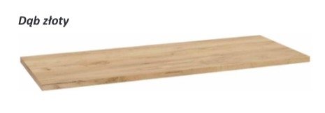 AQUAFORM - blat umywalkowy OTTIMA 100 pełny 100X2,5X46 Dąb złoty  AQ.401-17010090