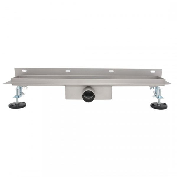 AQUALINE Odpływ liniowy przyścienny 2w1 ze stałym syfonem 120cm LS041200