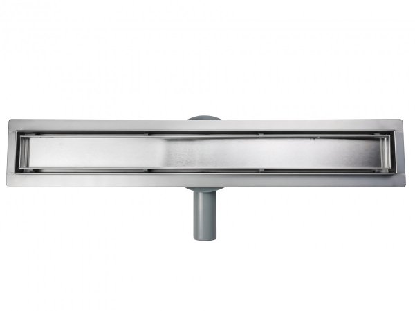 AQUALine - Odpływ liniowy 2w1 POSADZKOWY do wklejenia płytki lub gładka maskownica syfon OBROTOWY ROZMIAR 80cm!! R04800