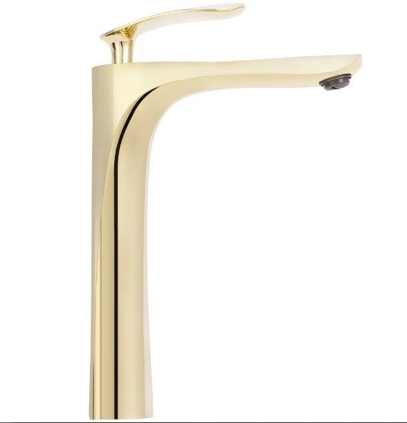 REA - Bateria umywalkowa ORBIT Gold / Złota Wysoka
